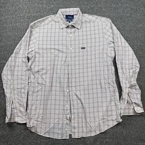 Faconnable Club Deauville Multicolor Plaid Button Down Long Sleeve Shirt Mens L